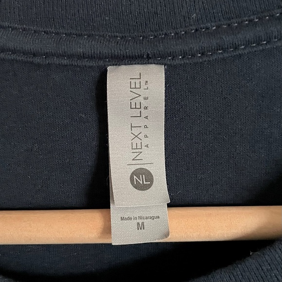 Navy ‘Happiness’ Graphic T-Shirt Size M - Picture 3 of 4